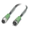 PHOENIX CONTACT 1698084 Sensorkabel 1,0 m SAC-3P-M12MS/1,0-PUR/M12FS